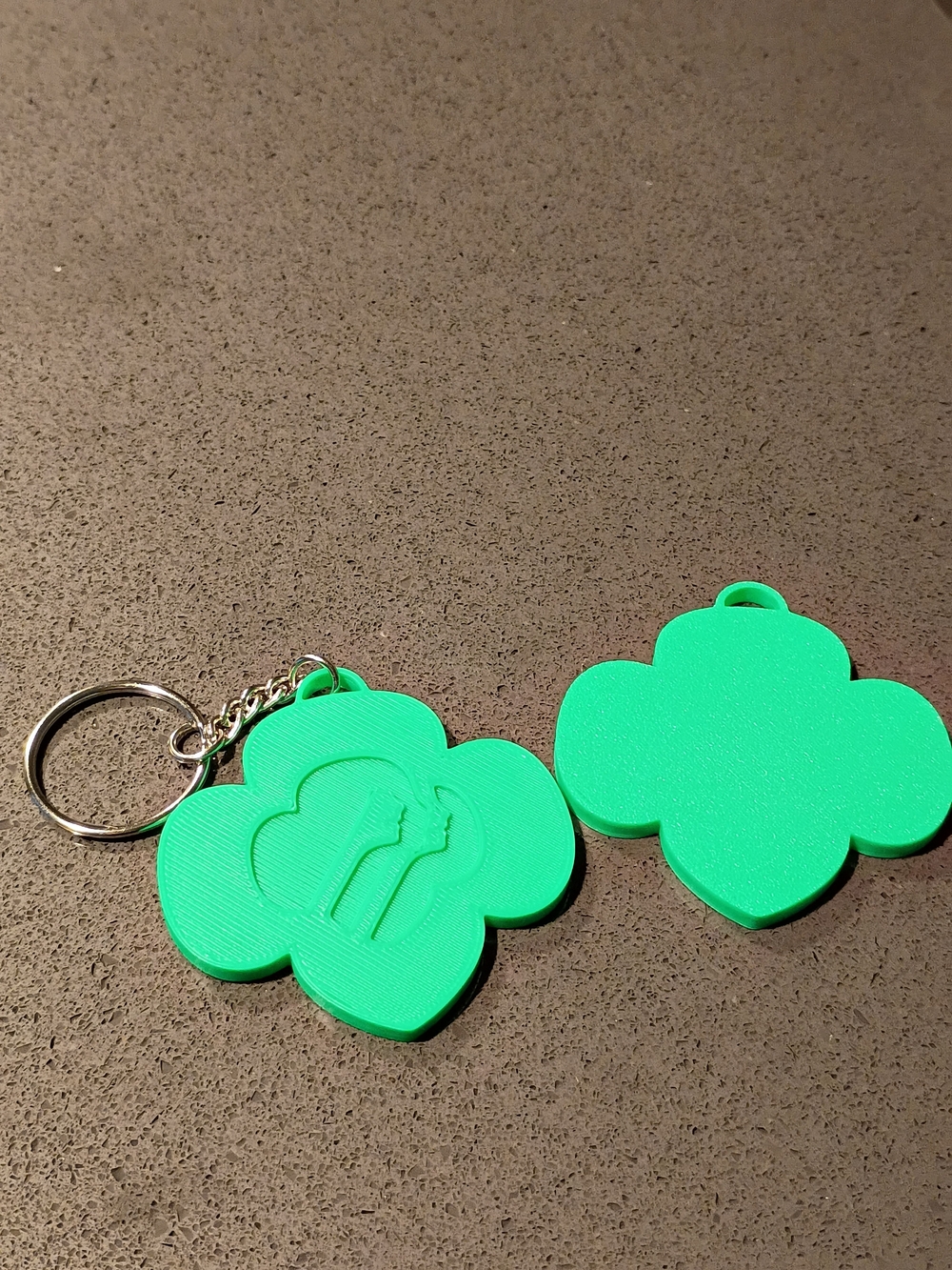 Trefoil Keychain